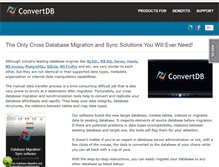 Tablet Screenshot of convertdb.com